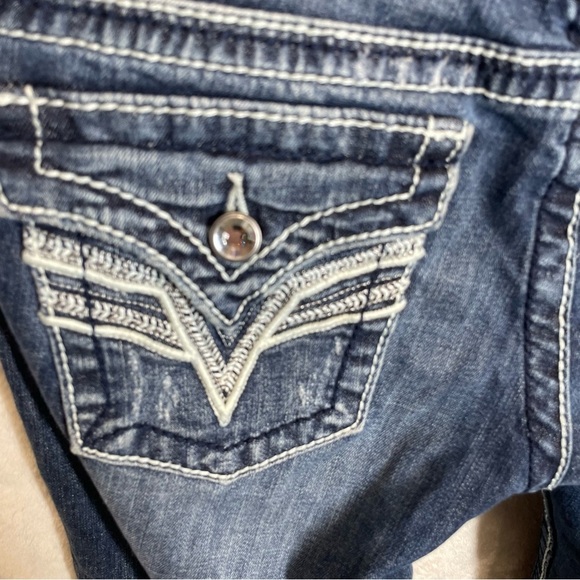 Vigoss The New York Capri women’s size 3/4 bling jewel buttons - Picture 4 of 10